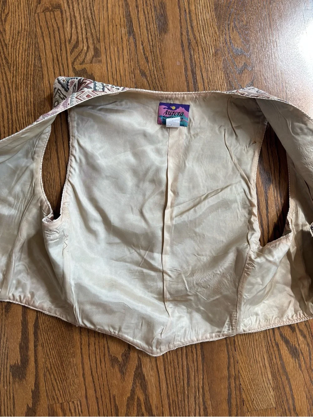 Vintage Southwest tapestry style vest
